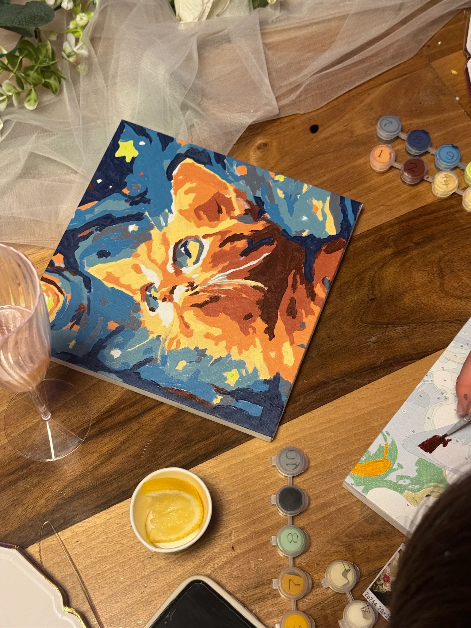 cats in painting